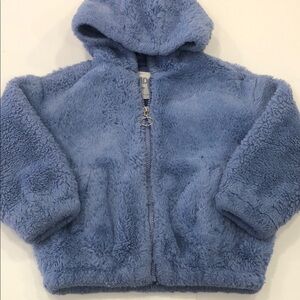 üKids Faux Fur Hooded Bomber Jacket – Girls’ XS (Fits 5–6 Years)